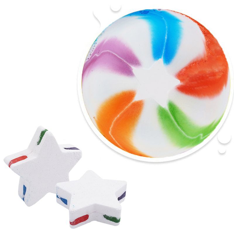 Bomba de banho de nuvem de arco-íris