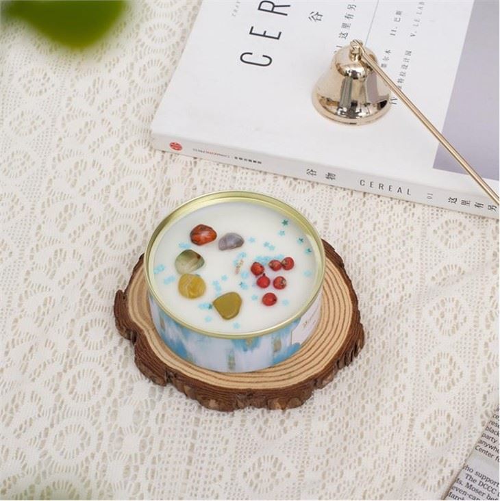 Scented Candles With Crystals