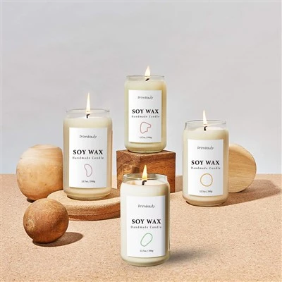 Velas perfumadas decorativas de queima longa