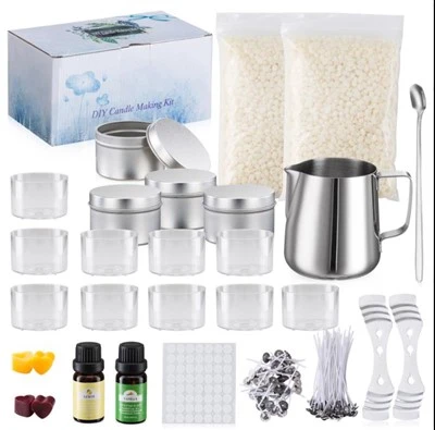 Faça seu próprio kit de velas de soja